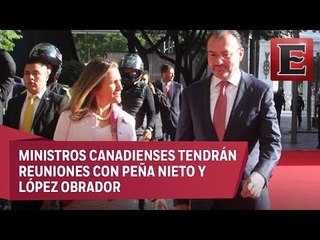 Traslado de la delegación de Canadá a la SRE