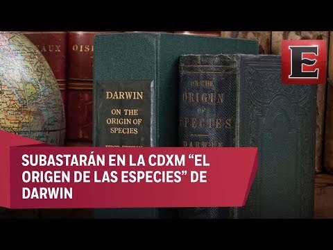 Subastarán en la CDMX primera edición de El origen de las especies de Darwin