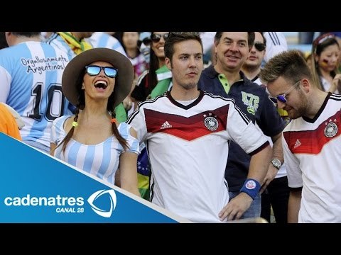 Llega a su fin el mundial 2014 / Aficionados alemanes festejan triunfo de Alemania ante Argentina