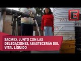 Habrá cortes al suministro de agua en Coyoacán e Iztapalapa