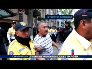 Taxistas vs granaderos