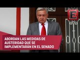 López Obrador y senadores electos de Morena analizan agenda legislativa