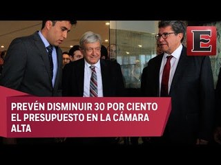 Emociona a López Obrador plan de austeridad en el Senado