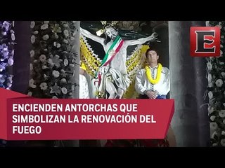 Cientos de fieles celebran al Cristo de Jalpan en Hidalgo