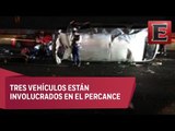 Accidente carretero en la México-Pachuca deja un muerto y 15 heridos