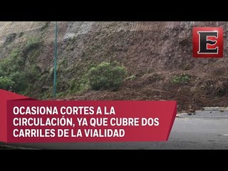 Deslave de tierra en la zona de Santa Fe