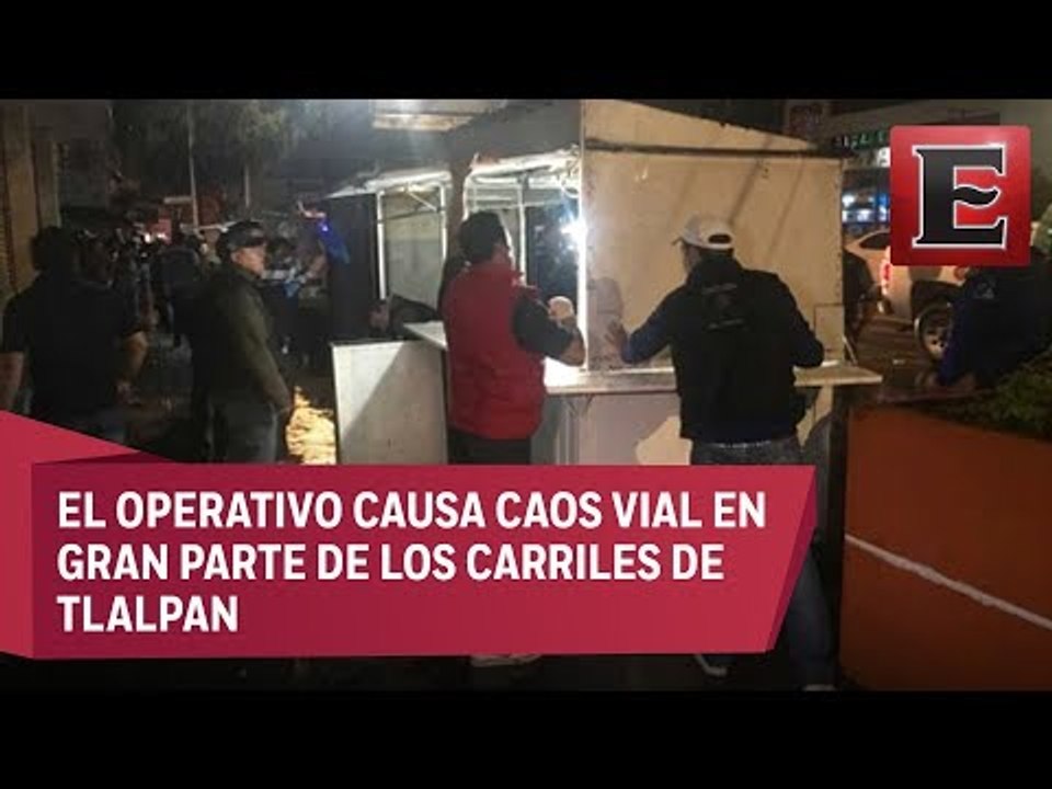 Retiran cerca de 250 puestos de las inmediaciones del Metro Portales