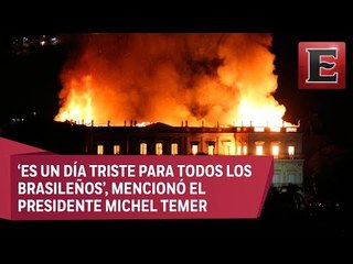 Incendio en Museo Nacional de Brasil