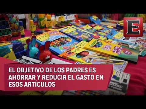 Padres de familia viven una odisea en busca de útiles escolares baratos