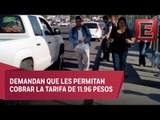 Cientos de afectados en Sonora por paro en el transporte público