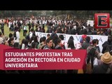 Comienza movilización de estudiantes de la UNAM hacia CU