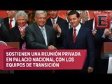 Peña Nieto y López Obrador arrancan con sus gabinetes el proceso de transición