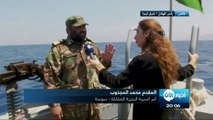 دورية مع البحرية الليبية حيث المهربين والمتطرفين وحتى #الناتورأس الهلال - شرق #ليبيا (جنان موسى) - كثيرة هي المخاطر التي تواجه قوات البحرية الليبية في مواجهة