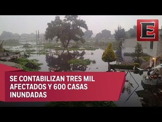 Más de mil casa afectadas por desbordamiento del Río Lerma
