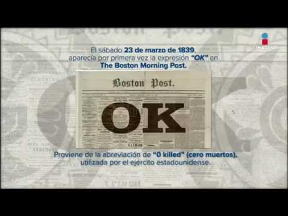 El origen del OK