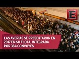 Diario fallan 19 trenes en el Metro de la Ciudad de México