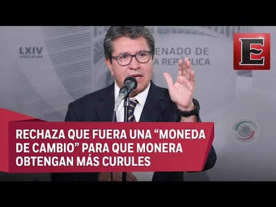 Ricardo Monreal defiende licencia otorgada a Manuel Velasco