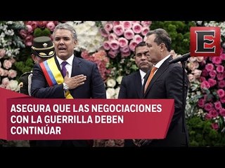 Detalles de la toma de protesta de Iván Duque en Colombia
