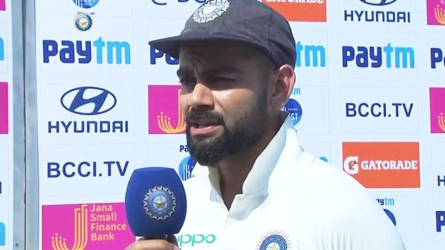 India VS West Indies 1st Test: Virat Kohli speaks on Historic Victory | वनइंडिया हिंदी