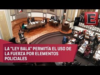 Congreso de Puebla derogan "Ley Bala"