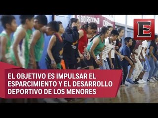 Arranca en la CDMX primer campamento de basquetbol triqui
