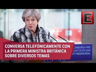 Theresa May felicita a López Obrador por su triunfo electoral