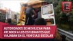 Breves Metropolitanas: Tráiler choca a autobús escolar en la Chamapa-Lechería y deja 5 heridos