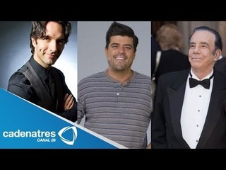 Leonardo de Lozanne, Mauricio Herrera y El burro Van Rankin disfrutan partido de México