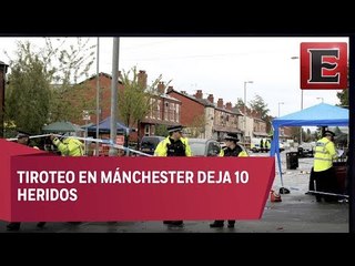 Al menos 10 heridos por tirotero en Manchester, Inglaterra
