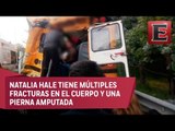 Jovencita lucha por su vida tras sufrir terrible accidente de tránsito