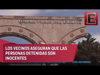 Rescatan a policías en el Estado de México