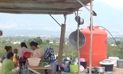 Korban Gempa Petobo Masih Mengungsi di Bukit