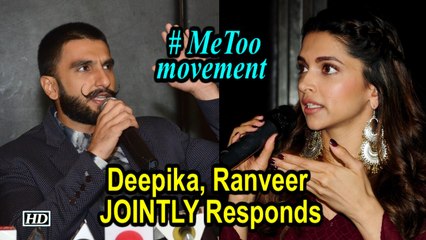#MeToo movement not about gender- Deepika, Ranveer JOINTLY Respond