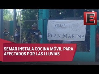 Instala Semar cocina móvil en Sinaloa