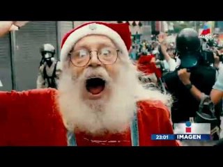 Abuelos marchan contra Maduro y les avientan a la policía