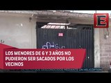 Mueren quemados dos niños al interior de su casa