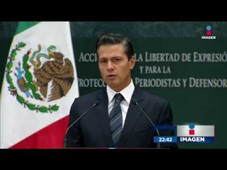 Esto propone EPN para acabar con asesinatos de periodistas | Noticias con Ciro Gómez Leyva