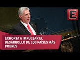 Miguel Díaz-Canel, presidente cubano, habla en ONU por primera vez