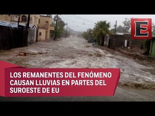 Saldo blanco en Baja California por el paso de la tormenta Rosa