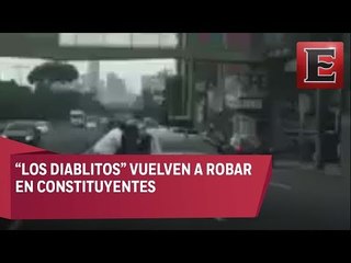 Vuelven "Los Diablitos", son captados durante asalto en Constituyentes