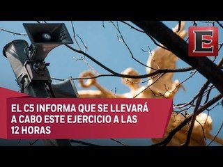 Alistan pruebas de sonido con altavoces de alerta sismica en la CDMX