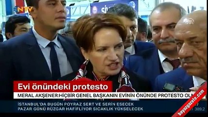 Meral Akşener: Tutumları dolayısıyla teşekkür ediyorum