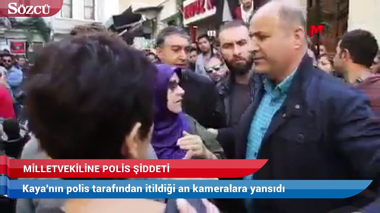 HDP'li Hüda Kaya'ya polisten sert müdahale