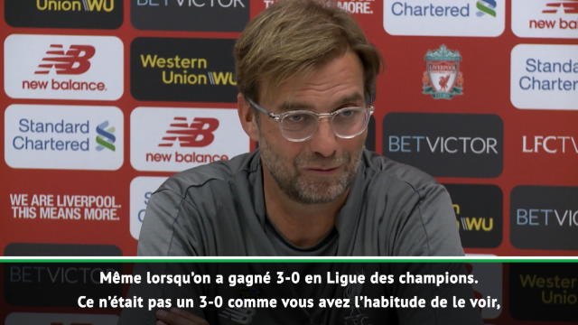 8e j. - Klopp : Ça n’a aucun sens de penser au titre maintenant