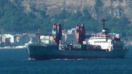 Rus Askeri Gemisi Çanakkale Boğazı'ndan Geçti