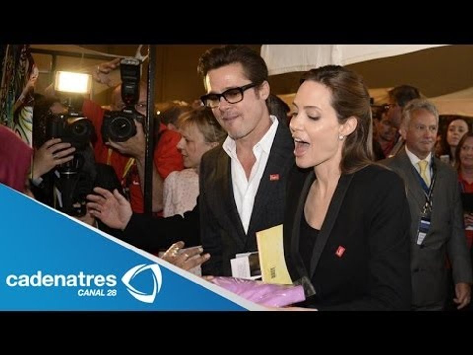 Brad Pitt y Angelina Jolie asisten a la Cumbre Contra la Violencia Sexual en Londres