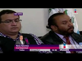 Primer audiencia de Javier Duarte en Guatemala