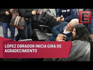 López Obrador inicia gira de agradecimiento en Sinaloa y Nayarit