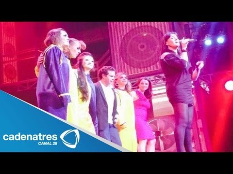 Timbiriche homenajeado en el musical Mentiras / Ex timbiriches honored at the musical Lies