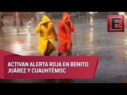 Inundaciones y encharcamientos en la CDMX por lluvia y granizo